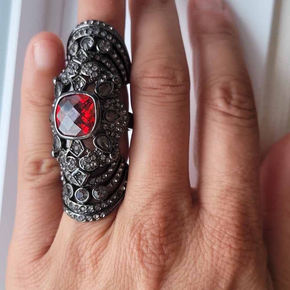 BCBG ruby ring - Picture 3 of 3
